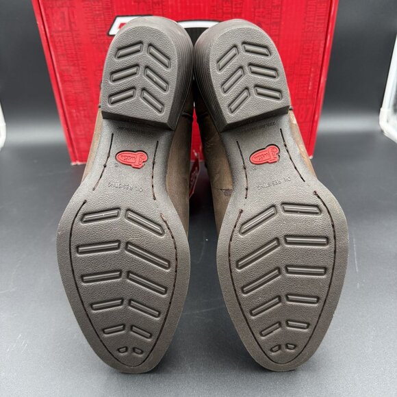 Justin Rosella Western Boots Womens Chocolate 11B Round Toe Embroidered Cowboy - Picture 10 of 16